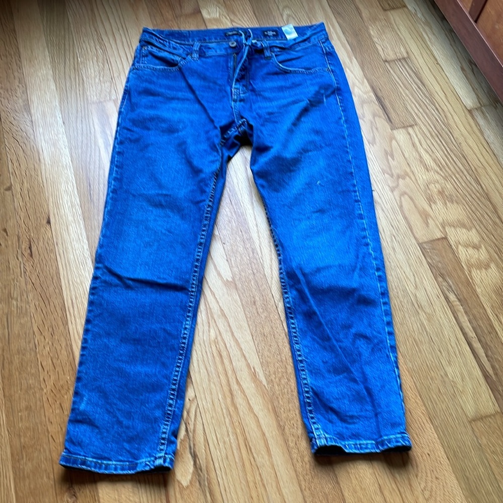 Supplies by Union Bay straight leg jeans.